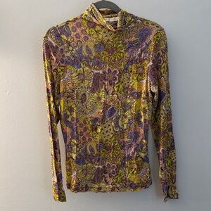 Marie Oliver Multicolor Paisley Jersey Eloise Top